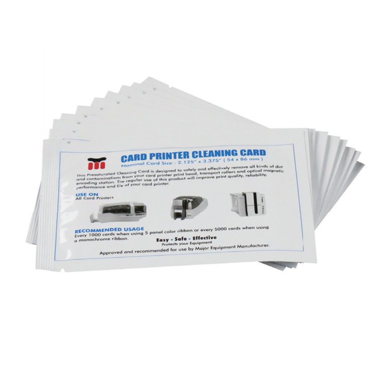 Evolis A5002 Printers Compatible Cleaning Card Kit
