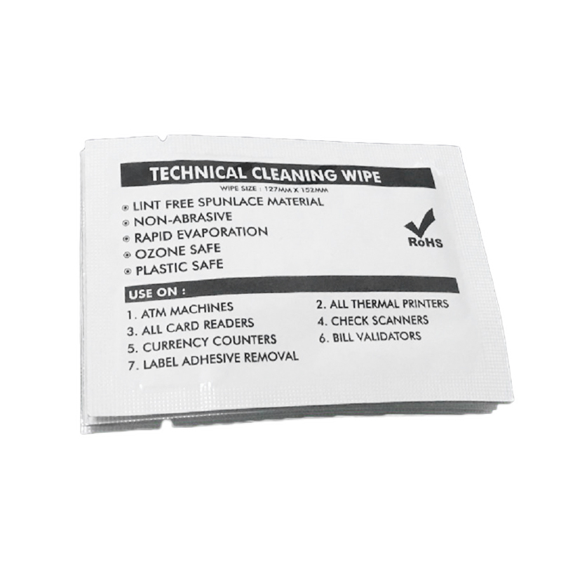 Isopropyl Alcohol Wipes for Currency Counter