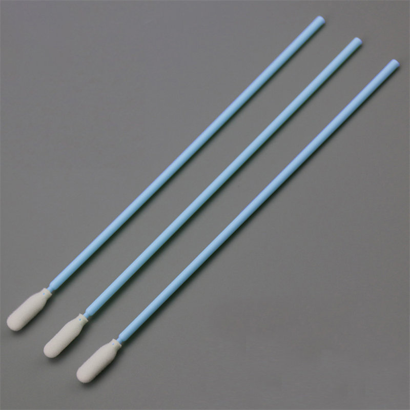 Small Round Tip Cleanroom Foam Swab with Long Handle | MediTech