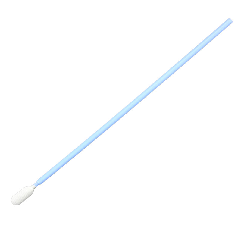 Small Round Head Polyester Swab with Long Handle