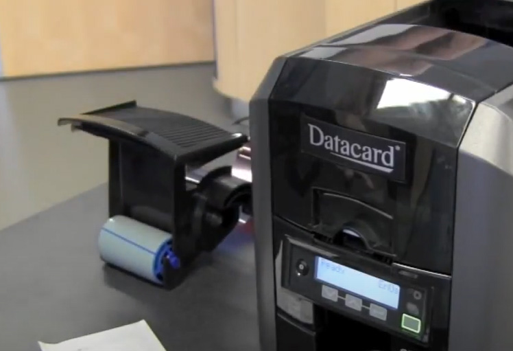 Rolo de limpeza para impressora de cartões Datacard
